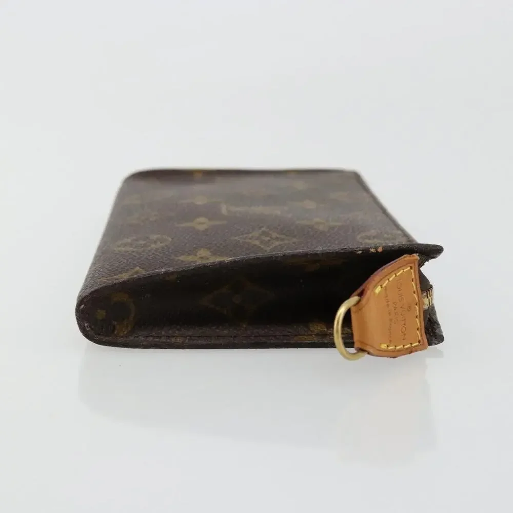 Louis Vuitton Monogram Bucket GM Accessory Pouch Brown